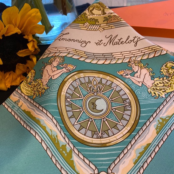 Hermes Accessories - Celadon Hermes Scarf